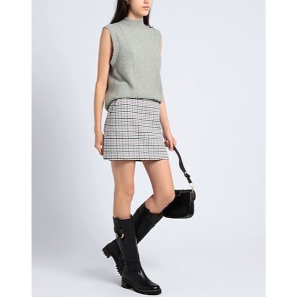 SEE BY CHLOE 45MM HANA LEATHER TALL BOOTS IN BLACK SIZE 38 - Picture 2 of 12